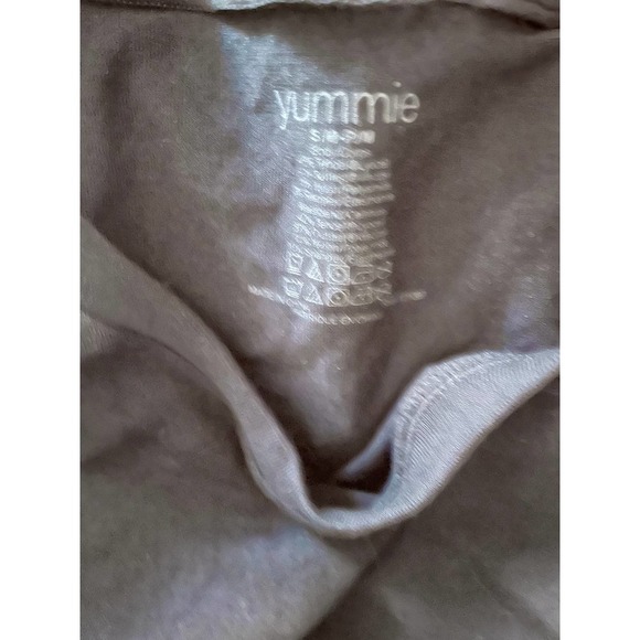 NWT $68 Yummie Womens Short Sleeve Shaping Thong Back Bodysuit Size M Black - Picture 6 of 7